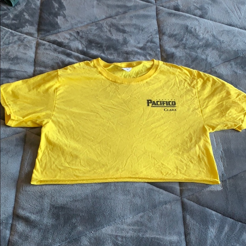 Pacifico beer crop top